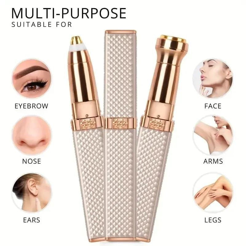 2 In 1 Blawless Facial & Eyebrow Hair Remover | Precision Trimmer For Smooth Skin