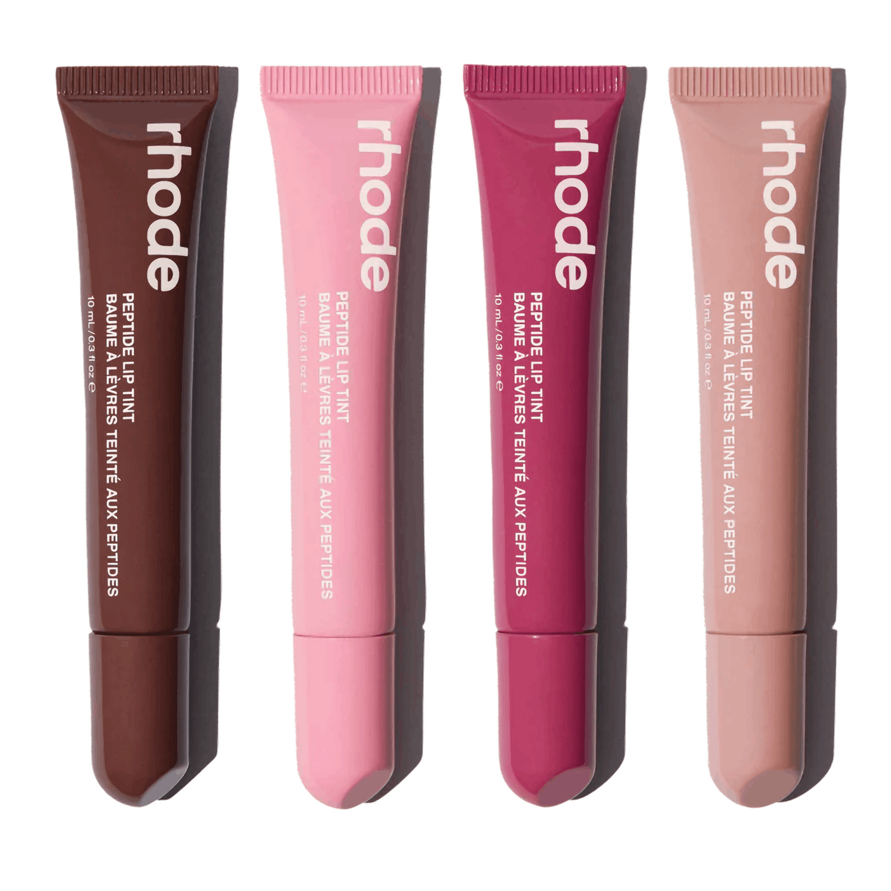 Rhode Peptide Lip Tint – Hydrating Glossy Lip Balm Pack of 6 (Random Color)