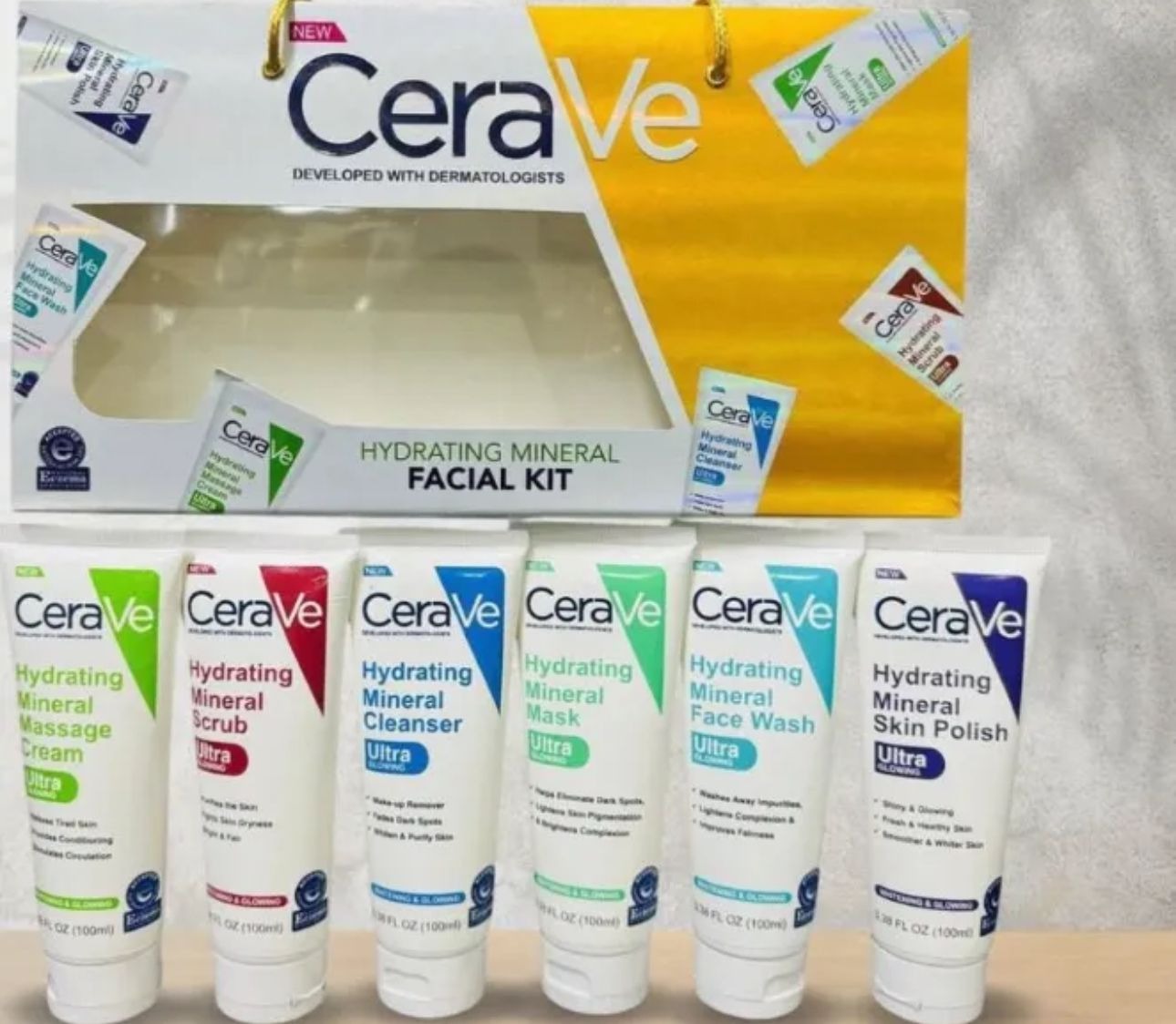 CeraVe 6 In 1 Hydrating Mineral Facial Kit